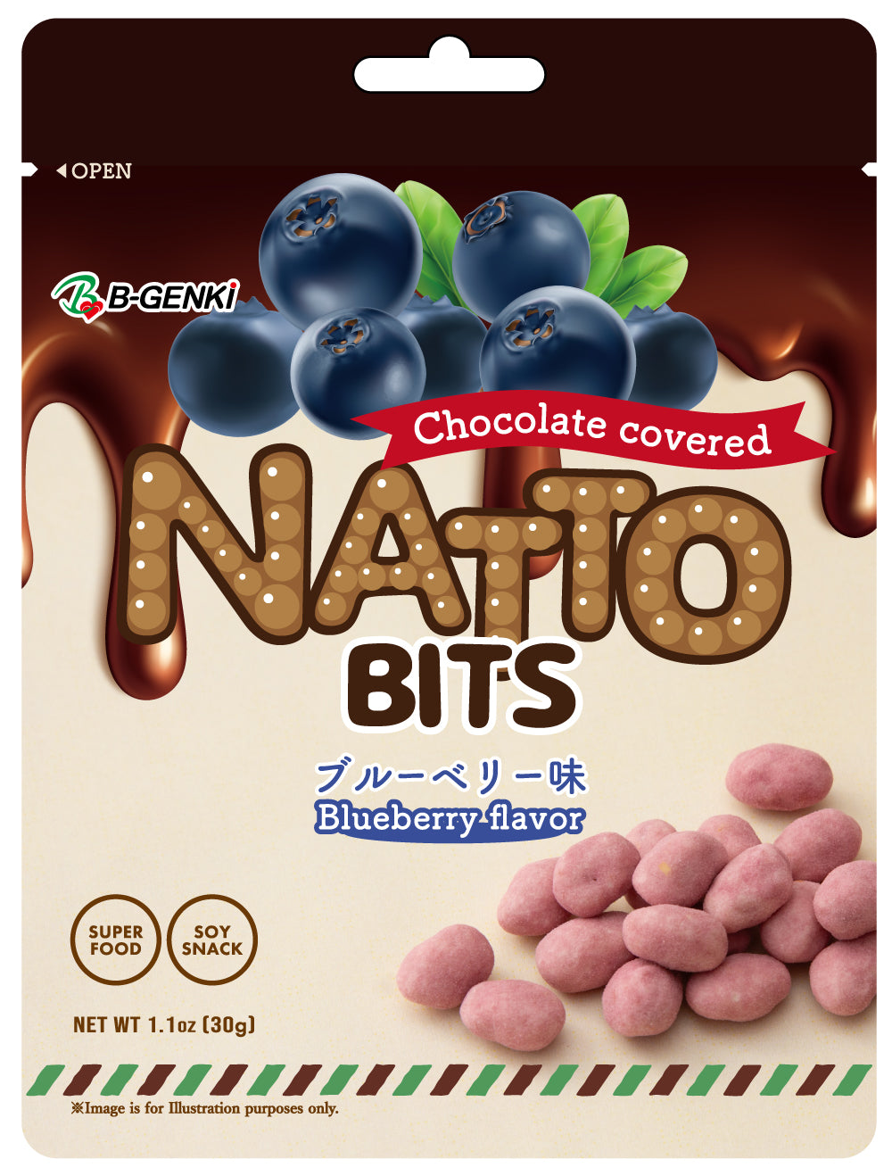 NATTO BITS Blueberry