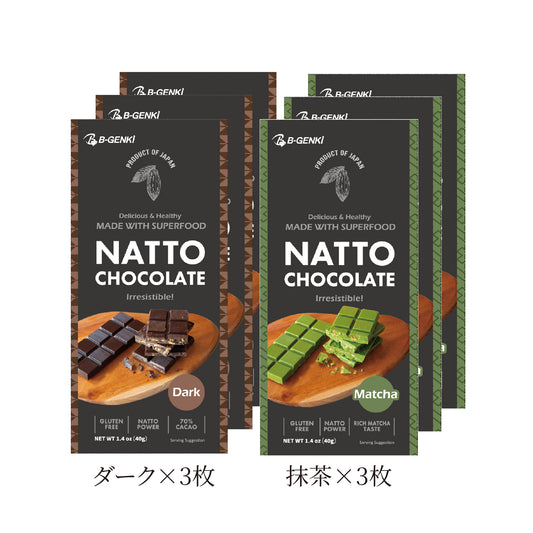 NATTO CHOCOLATE Assort 6-bar set