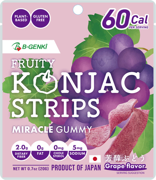 FRUITY KONJAC STRIPS grape