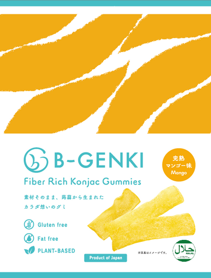 Fiber Rich Konjac Gummies マンゴー