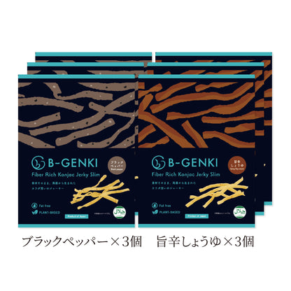 Fiber Rich Konjac Jerky Slim Assort 6p set