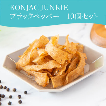 KONJAC JUNKIE Black pepper 10p SET