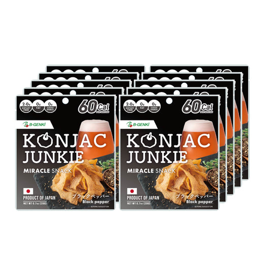 KONJAC JUNKIE Black pepper 10p SET
