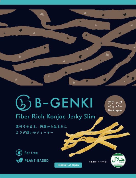 Fiber Rich Konjac Jerky Slim ブラックペッパー